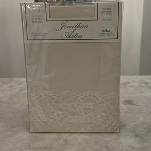 Jonathan Aston Double Lace Bridal  stockings